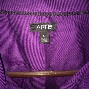 Apt. 9 long sleeve button down purple Large